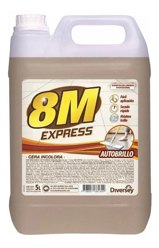 8M EXPRESS CERA NATURAL X 5 L.